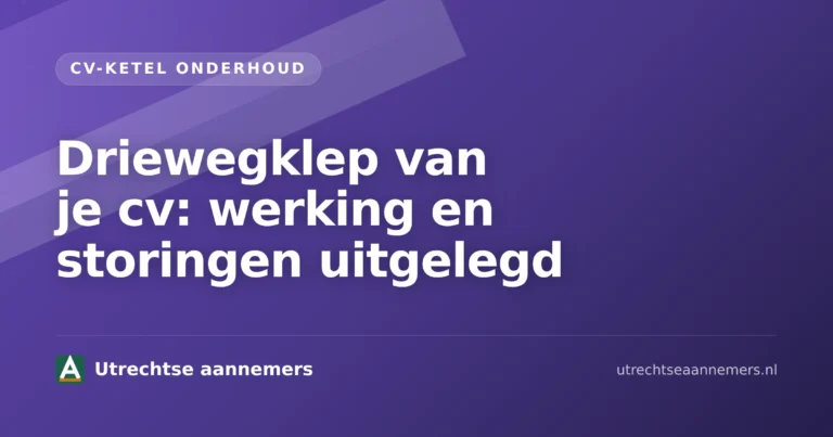 Monteur controleert de driewegklep cv in een moderne cv-ketel