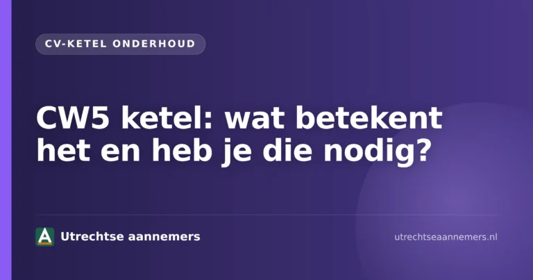 Installateur legt de voordelen van een cw5 ketel uit naast een cv-ketel in huis