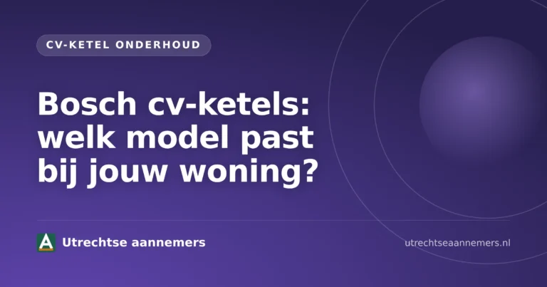 Vergelijking van bosch cv ketels naast een moderne woning met warmwatercomfort